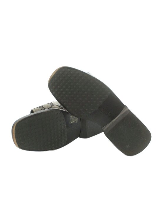 Gucci GG Canvas Slide Sandals 40 Black main image 8
